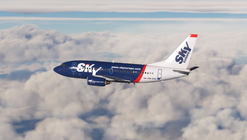 SkyEurope Airlines ( OM-SEB ) PMDG 737-600 - 8K