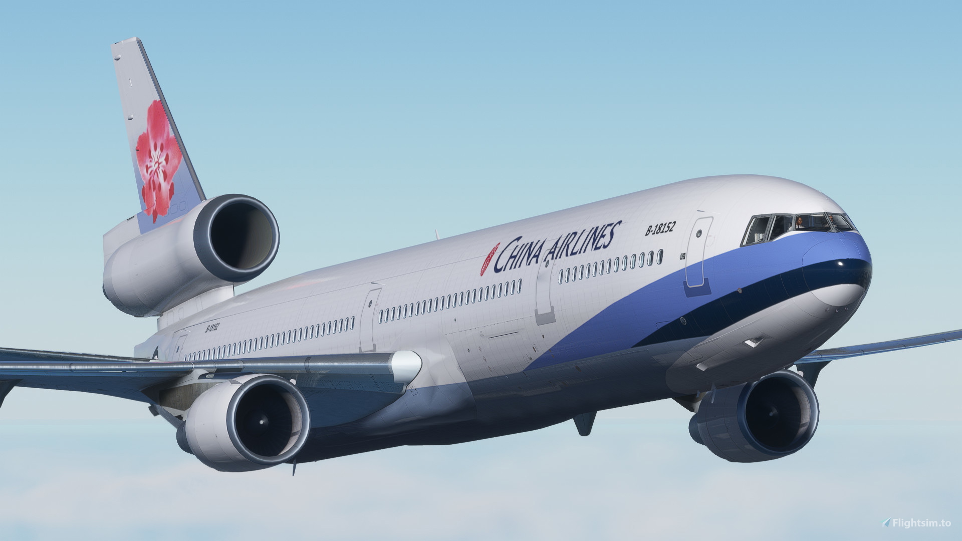 SkySim MD-11 China Airlines for Microsoft Flight Simulator