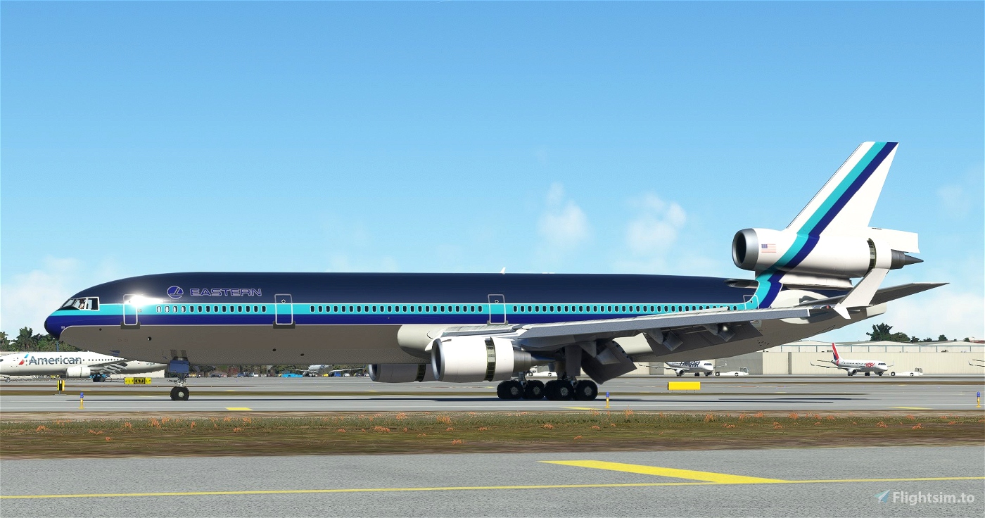 skysim MD-11 EASTERN Airlines (Bare Metal Ver) (Fictional) [4K] for Microsoft  Flight Simulator