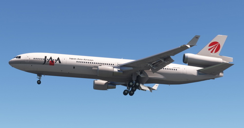 skysim MD-11 Japan Asia Airways (JAA)(Fictional) [4K]