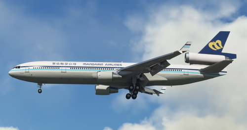 skysim MD-11 MANDARIN AIRLINES [4K]