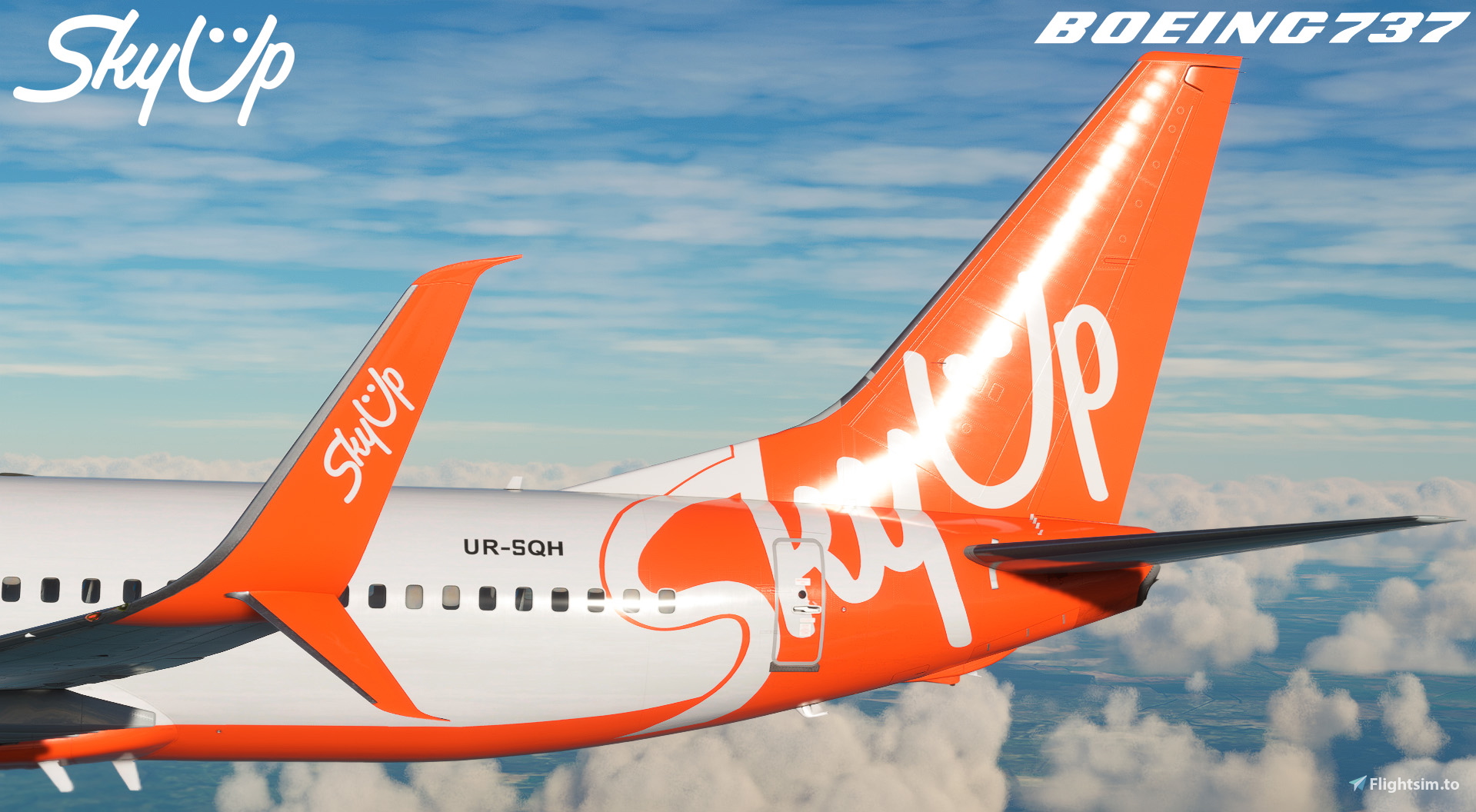 SkyUp Airlines I UR-SQH [4K] I PMDG 737-800 - Image 1