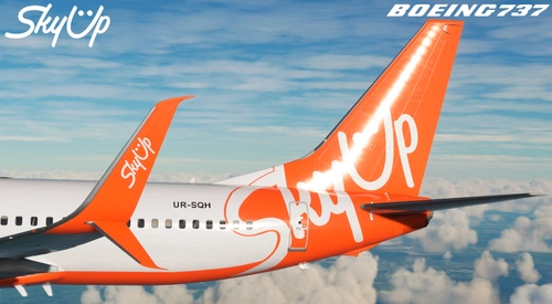 SkyUp Airlines I UR-SQH [4K] I PMDG 737-800