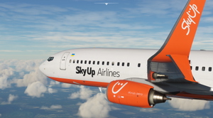 SkyUp Airlines I UR-SQH [4K] I PMDG 737-800 thumbnail 4