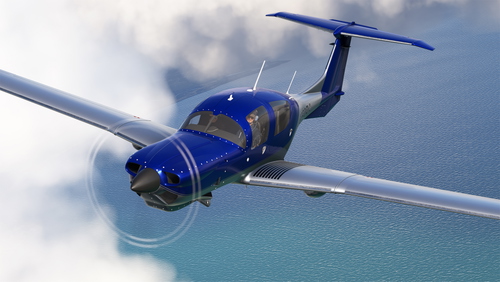 Skyward Simulations DA50 RG - N59RG (Dynamic Registration)