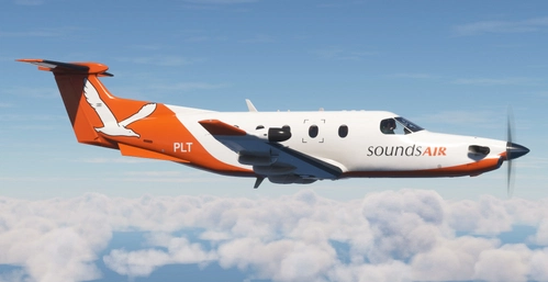 Sounds Air ZK-PLT (New Zealand) | SimWorks Studios PC-12 [4K]