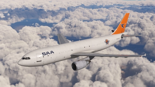 South African Airways A300 ZS-SDG Freighter Conversion iniBuilds Old Livery