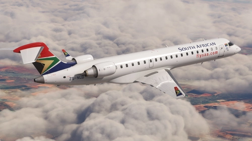 South African Airways Bombardier CRJ700 ZS-NLQ Fictional