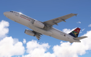 South African Airways Fenix v2 A320-200 IAE ZS-SZD BFU thumbnail 3