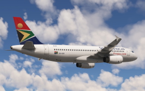 South African Airways Fenix v2 A320-200 IAE ZS-SZD BFU thumbnail 4