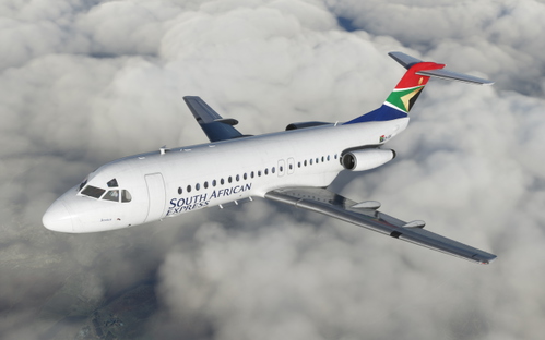 South African Express (AirQuarius Aviation) F28-4000 ZS-JES