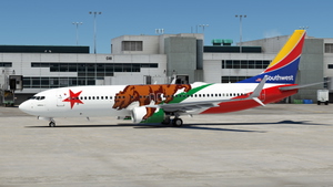 Southwest Airlines "California One" w/Cabin PMDG 737-8H4 thumbnail 7