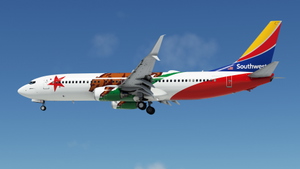 Southwest Airlines "California One" w/Cabin PMDG 737-8H4 thumbnail 8