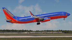 Southwest Airlines "Colleen Barrett" Canyon Blue Retro w/Cabin PMDG 737-8H4 thumbnail 5
