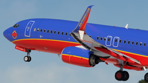 Southwest Airlines "Colleen Barrett" Canyon Blue Retro w/Cabin PMDG 737-8H4 thumbnail 8