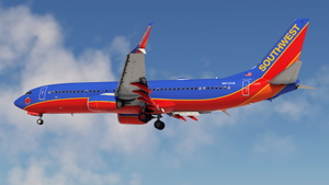 Southwest Airlines "Colleen Barrett" Canyon Blue Retro w/Cabin PMDG 737-8H4 thumbnail 9