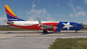 Southwest Airlines "Lone Star One" w/Cabin PMDG 737-8H4 thumbnail 7