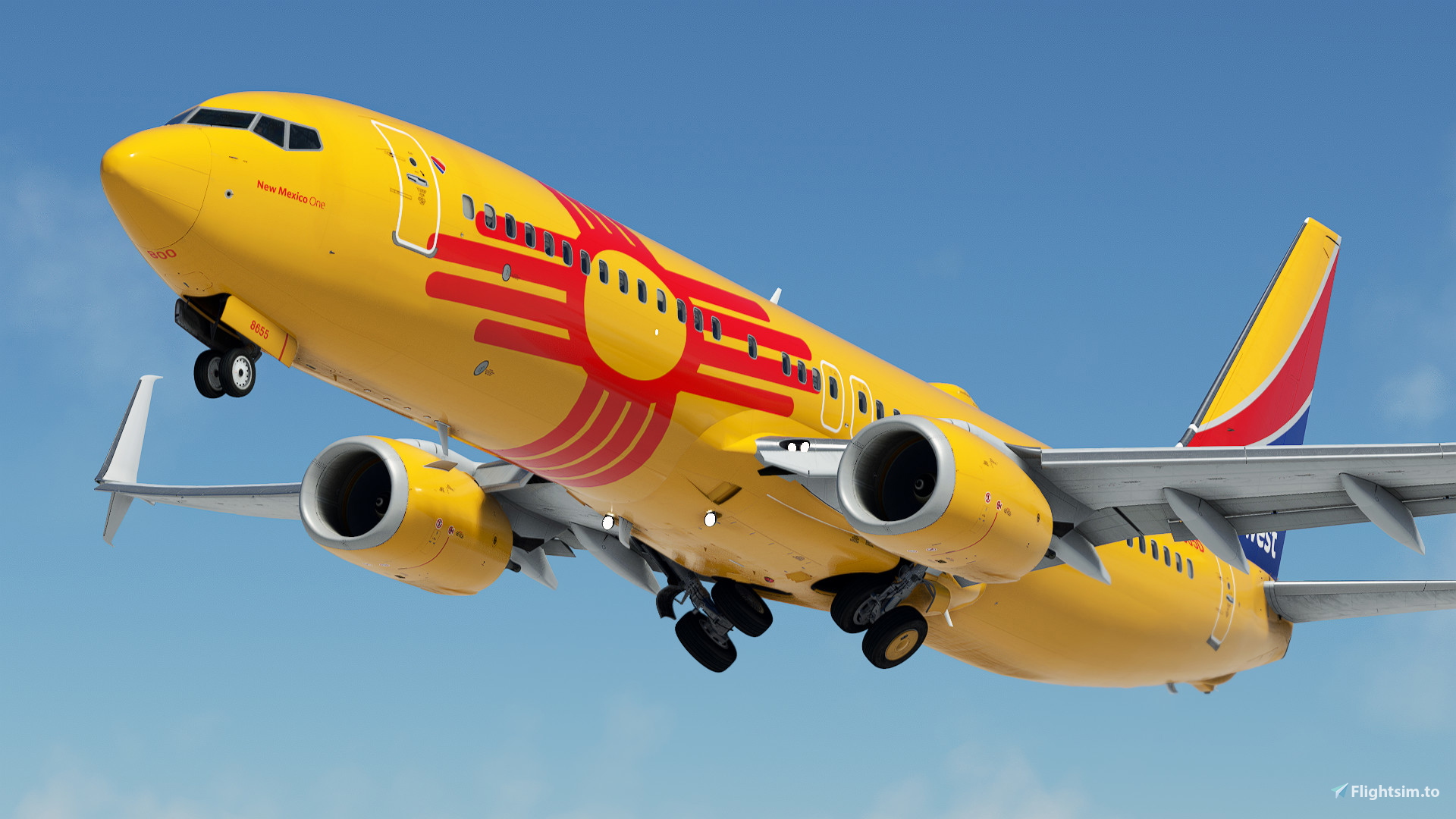 Southwest Airlines "New Mexico One" w/Cabin PMDG 737-8H4 - Image 1