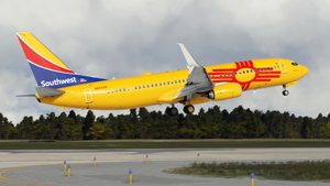 Southwest Airlines "New Mexico One" w/Cabin PMDG 737-8H4 thumbnail 5