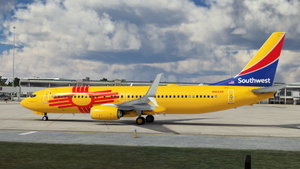 Southwest Airlines "New Mexico One" w/Cabin PMDG 737-8H4 thumbnail 6