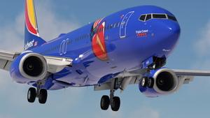 Southwest Airlines "Triple Crown One" w/Cabin PMDG 737-8H4 thumbnail 2