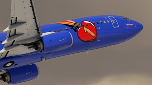 Southwest Airlines "Triple Crown One" w/Cabin PMDG 737-8H4 thumbnail 3