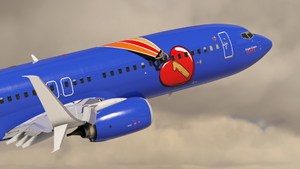 Southwest Airlines "Triple Crown One" w/Cabin PMDG 737-8H4 thumbnail 4
