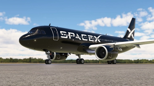 SpaceX ✈ iniBuilds A320neo ✈ Fictional