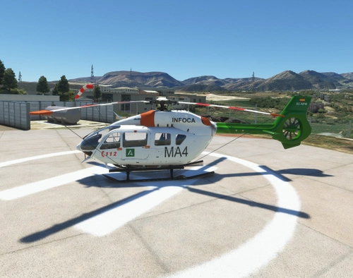 Spain | INFOCA H145 FireFighting| Avincis| EC-NPM | 8K | Fictional