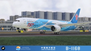 [SPECIAL] Horizon Sim B789 China Southern 中国南方航空 "787th 787" B-1168 8K thumbnail 2