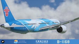 [SPECIAL] Horizon Sim B789 China Southern 中国南方航空 "787th 787" B-1168 8K thumbnail 4