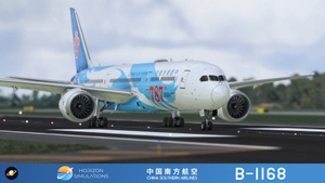 [SPECIAL] Horizon Sim B789 China Southern 中国南方航空 "787th 787" B-1168 8K thumbnail 1
