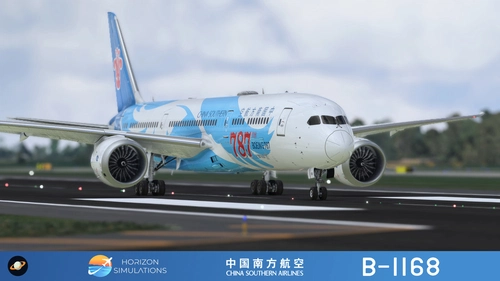 [SPECIAL] Horizon Sim B789 China Southern 中国南方航空 "787th 787" B-1168 8K