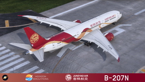 [SPECIAL] Horizon Sim B789 Juneyao Air 吉祥航空 "Chinese Silk Ribbon" B-207N 8K thumbnail 8
