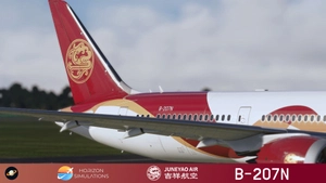 [SPECIAL] Horizon Sim B789 Juneyao Air 吉祥航空 "Chinese Silk Ribbon" B-207N 8K thumbnail 7