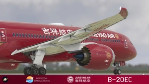 [SPECIAL] Horizon Sim B789 Juneyao Air 吉祥航空 "Oriental Ruby" B-20EC 8K thumbnail 5
