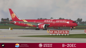 [SPECIAL] Horizon Sim B789 Juneyao Air 吉祥航空 "Oriental Ruby" B-20EC 8K thumbnail 2