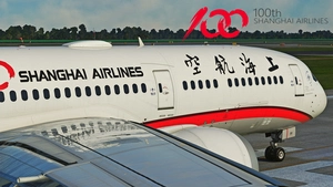 [SPECIAL] Horizon Sim B789 Shanghai Airlines 上海航空 "100th Aircraft" B-1111 8K thumbnail 1