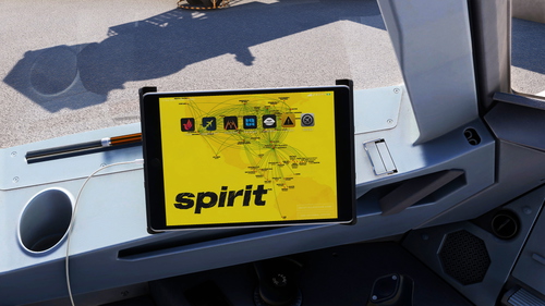 Spirit Airlines EFB Wallpaper | Fenix A320 Block 2 