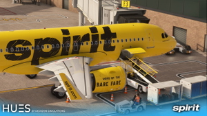 Spirit Airlines Livery Pack - FBW A32NX (8K & 4K) thumbnail 9