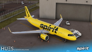 Spirit Airlines Livery Pack - FBW A32NX (8K & 4K) thumbnail 7