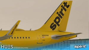 Spirit Airlines Livery Pack - FBW A32NX (8K & 4K) thumbnail 2