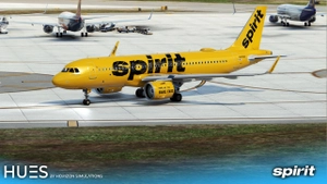 Spirit Airlines Livery Pack - FBW A32NX (8K & 4K) thumbnail 5
