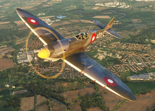 Flying Irons  RDAF Spitfire 427 livery