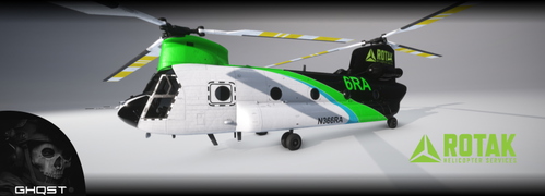 ROTAK Helicopter Services V2 CH-47D | N366RA | 4K 