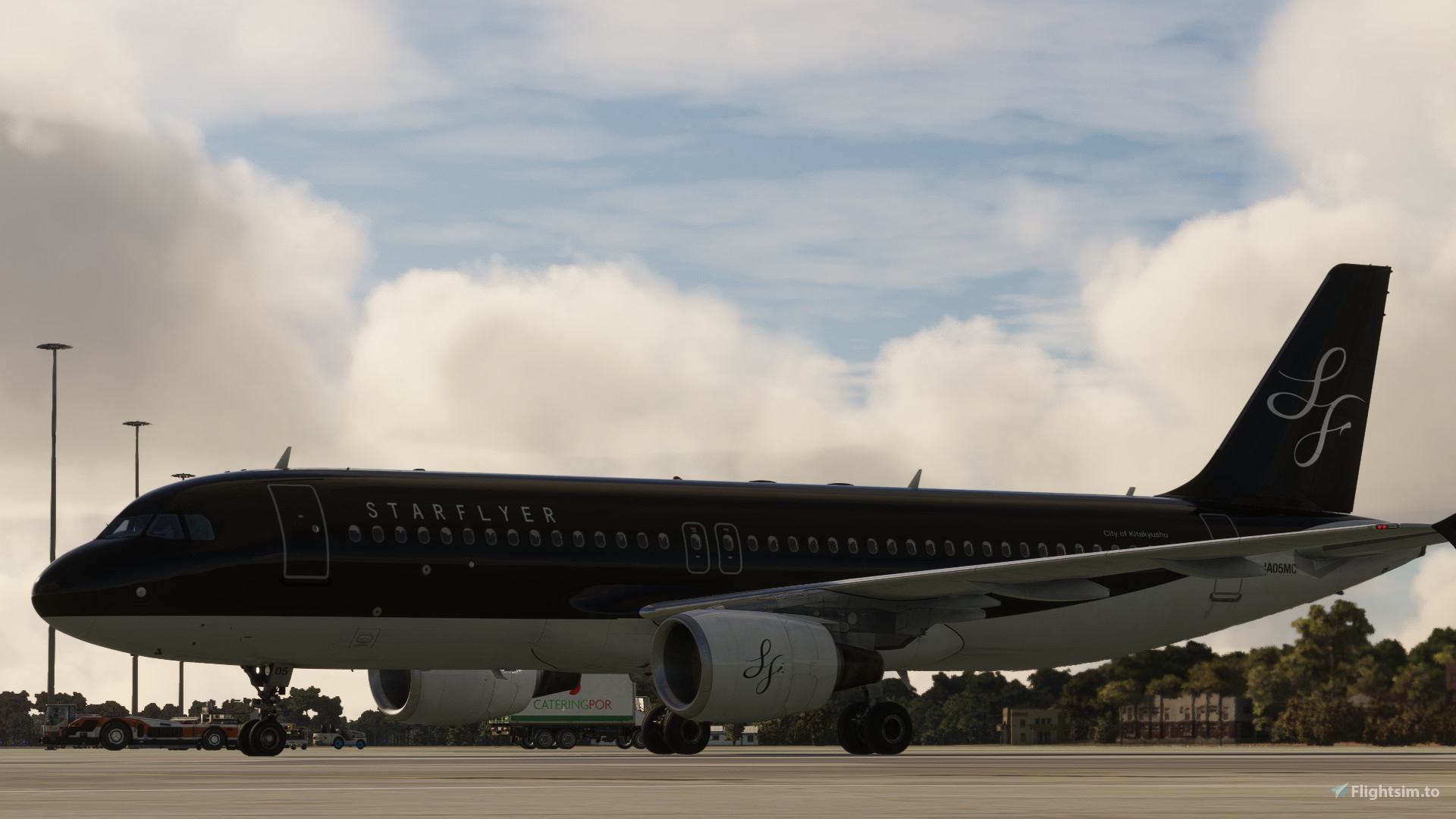STARFLYER A320 Soumama☆ StarFlyer Airbus A320 Airliner Aircraft Folding Handmade 3D