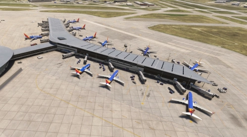 Static Aircraft for txsim KHOU