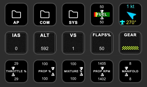 Stream Deck 15 key Prop Profile