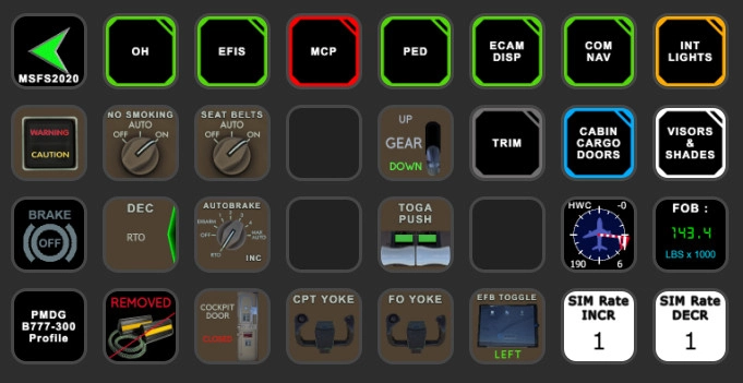 StreamDeck XL and SD+ Profile for PMDG777-X (incl. compl. Script package) - AAO - Image 1