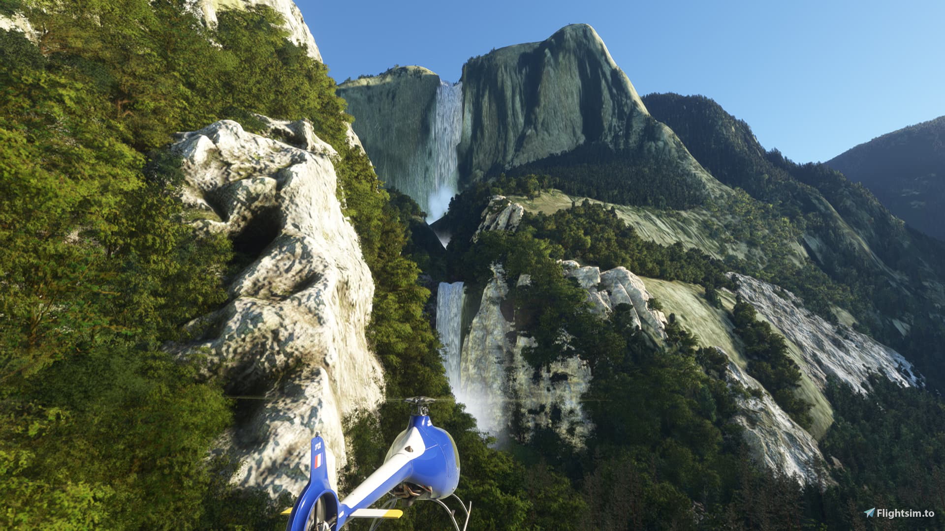 Stunning Yosemite Animated Waterfalls, Trees, and Terrain by Bijan - MSFS - Image 2